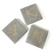 Fort Worth, Texas Tweed Cocktail Napkins