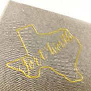 Fort Worth, Texas Tweed Cocktail Napkins