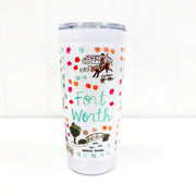 Fort Worth Map Tumbler