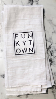 Funkytown Tea Towel