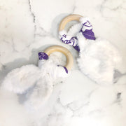 TCU Texas Teether - Purple & White