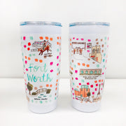 Fort Worth Map Tumbler
