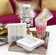 Nutcracker Linun Cocktail Napkins