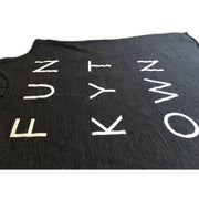 Funkytown Black Slub Racerback Tank