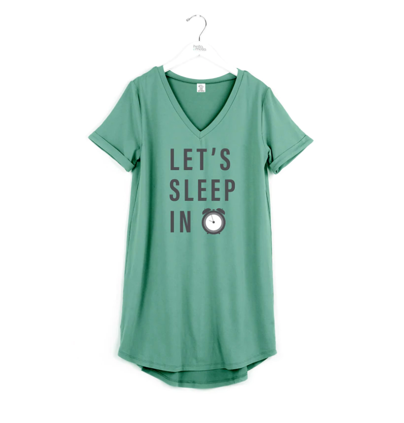 Let's Sleep In Sleep Dress