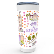 San Antonio Map Tumbler