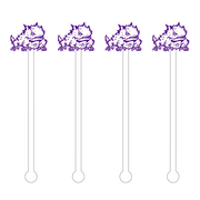 TCU Athletic Frog Acrylic Stir Sticks