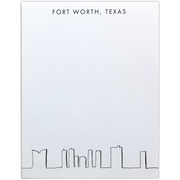 Fort Worth Skyline Notepad