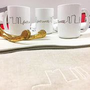 Gold Foil Fort Worth Skyline Mug