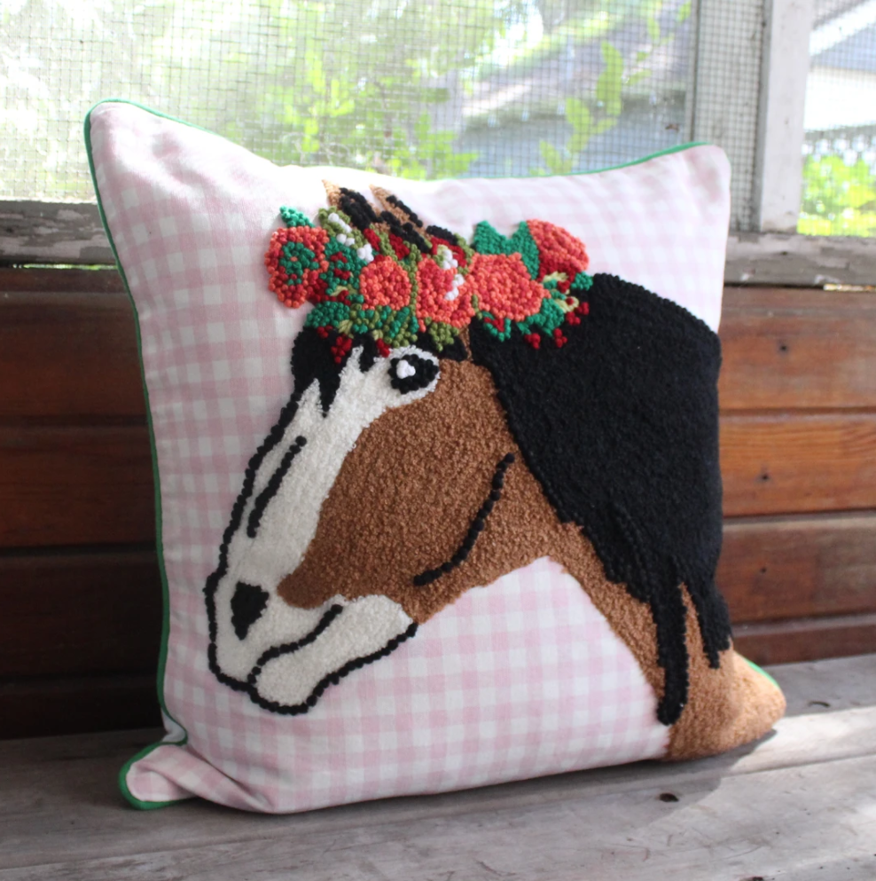 Dolly Rose Pillow with Insert