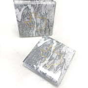 Marble Gold Texas Cocktail Napkins