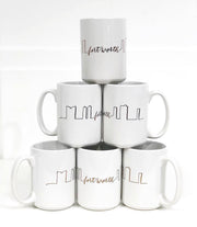 Gold Foil Fort Worth Skyline Mug