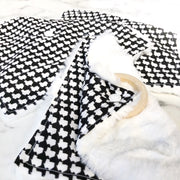 Black Texas Hounds Tooth Lovie