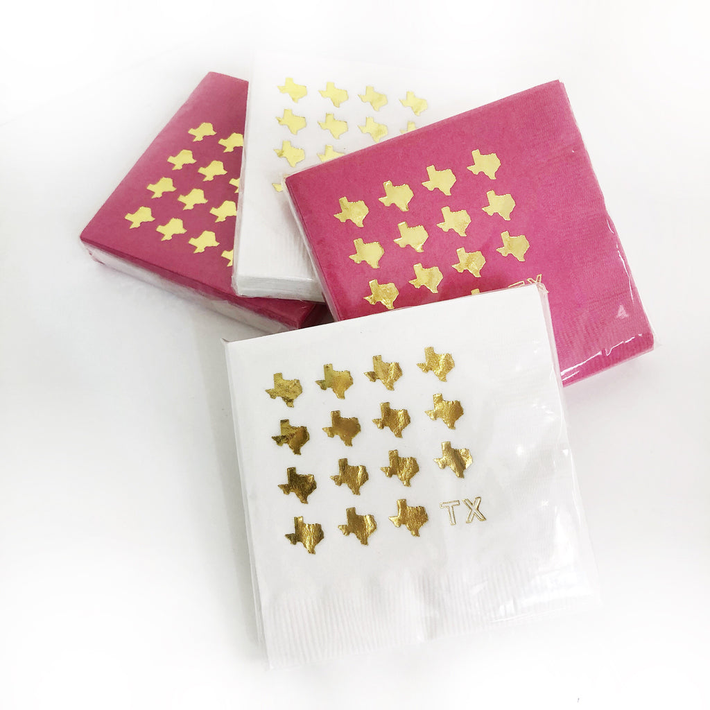 Gold TX Napkins - White 3Ply
