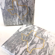 Marble Gold Texas Cocktail Napkins