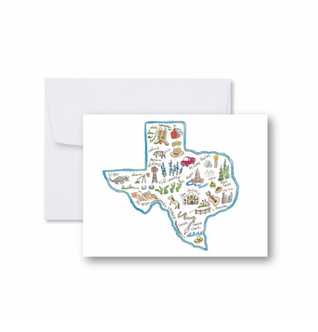 Texas State Note Cards